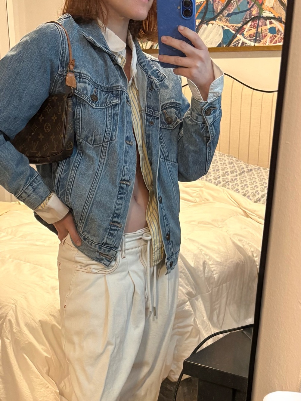 Lucky Brand Light Blue Denim Jean Jacket